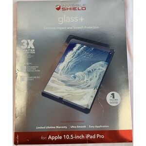 ZAGG Invisible Shield Glass+ Screen Pro Scratch Protector Apple 10.5 iPad
